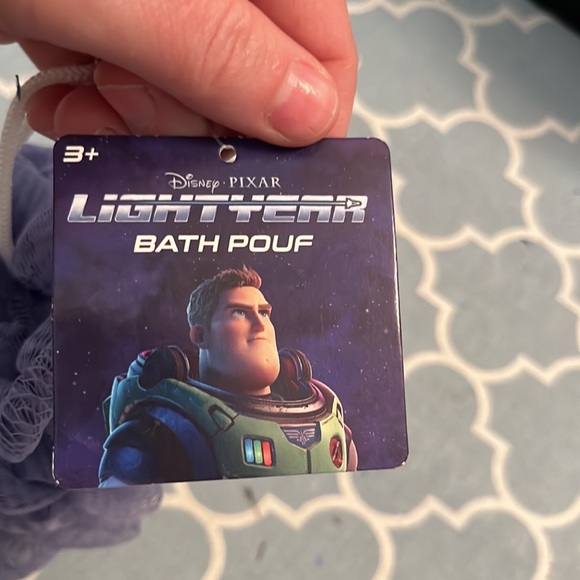 New, Never Been Used, Bath Pouf, Purple, Lightyear, Disney, Pixar - Picture 2 of 4